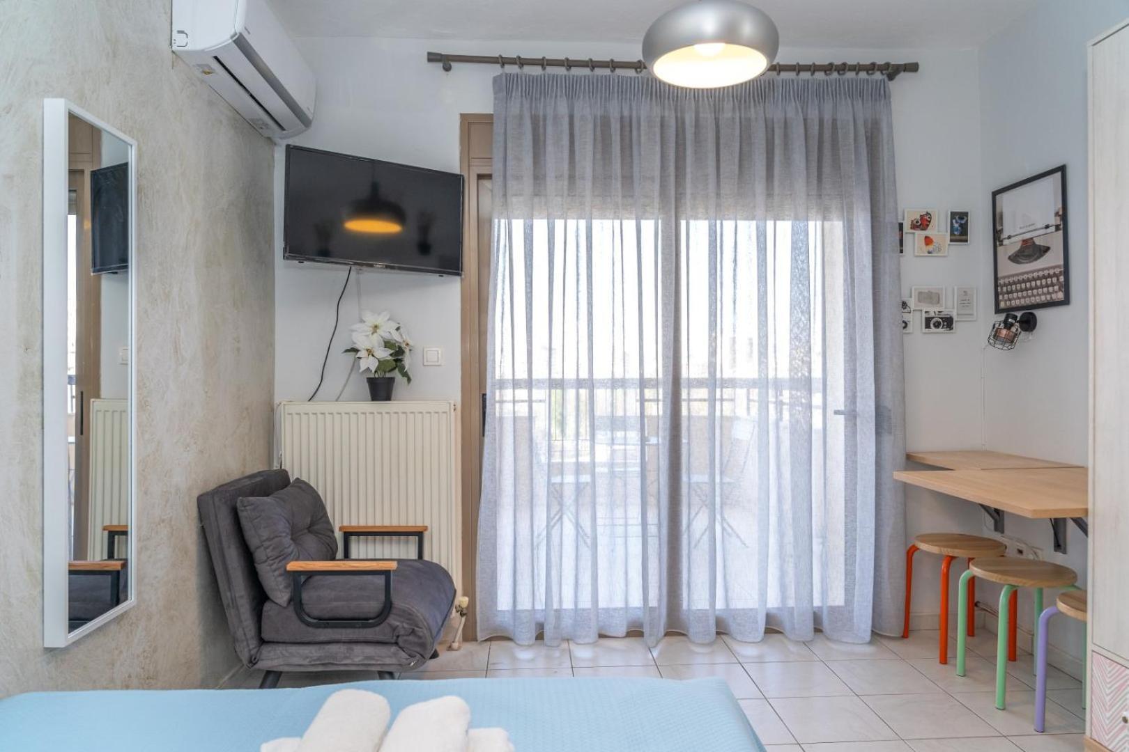 Kosmos Service Apartment Beautiful Studio 3 With Additional Cost Parking Salonicco Esterno foto